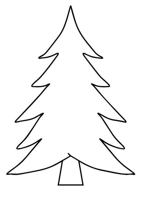 christmas tree card template coloring page christmas tree template