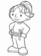 Bob Builder Coloring Pages Clipart sketch template