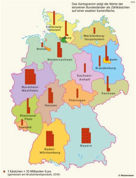 deutschland wirtschaftsleistung der bundeslaender         diercke