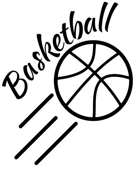 black  white basketball logo topcoloringpagesnet