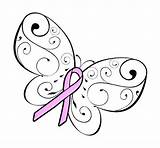 Cancer Ribbon Coloring Breast Pages Printable Color Getcolorings Getdrawings sketch template