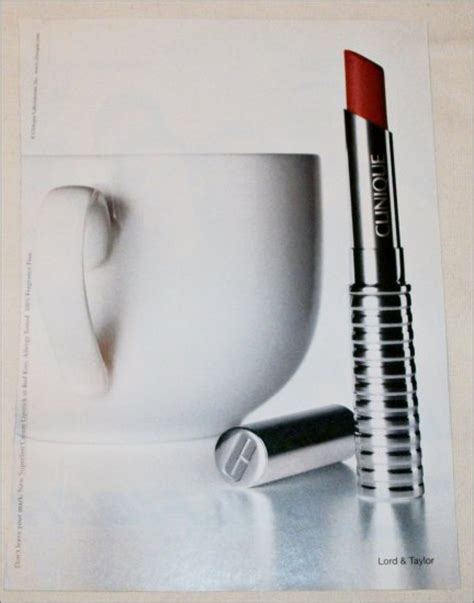 1998 clinique lipstick ad