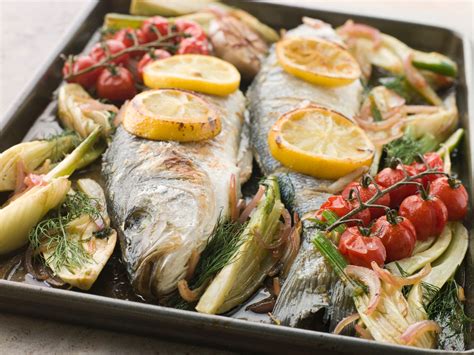 Italian Style Roast Sea Bass