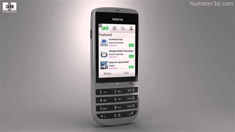 Nokia Asha 300 By 3d Model Store Youtube