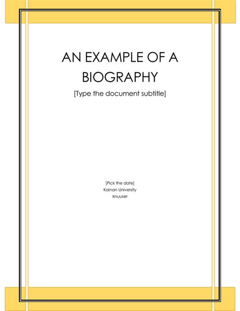 thebrownfaminaz biography template microsoft word