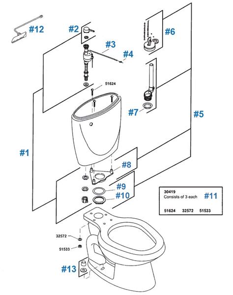 kohler toilet parts diagram wiring diagram