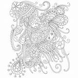 Coloring Adult Stress Pages Doodle Abstract Anxiety Books Drawing Etsy Relief Adults Mandala Template sketch template