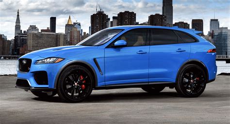 jaguar  pace svr packs  hp supercharged  priced   carscoops