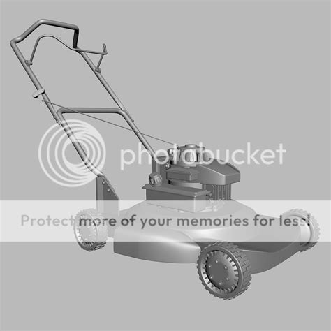lawn mower model polycount