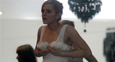 Emma Watson Grabs Her Boobs