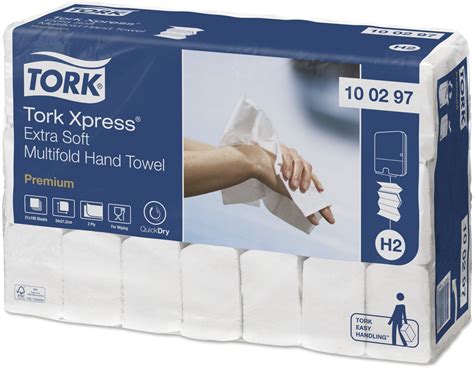 papieren handdoekjes tork xpress  dubbellaags extra zacht