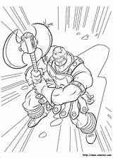 Thor Colorir Mewarnai Coloriage Desenhos Boia Kleurplaat Skurge Stampare Ennemi Executioner Nemico Pianetabambini Filho Odim Bourreau Malvorlagen Kleurplaten Enemy Enemigo sketch template