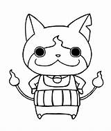 Kai Yo Jibanyan Coloring Pages His Hips Arms Youkai Pages2color Getcolorings Getdrawings Template sketch template