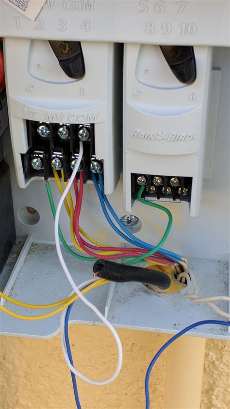 upgrading   rainbird esp  controller   wires  zone