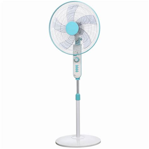 china  cm electric stand fan pedestal fan  timer aerodynamics plastic blades wtsfm