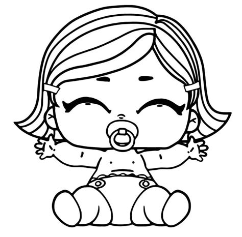 lil   baby lol doll coloring page  print  color