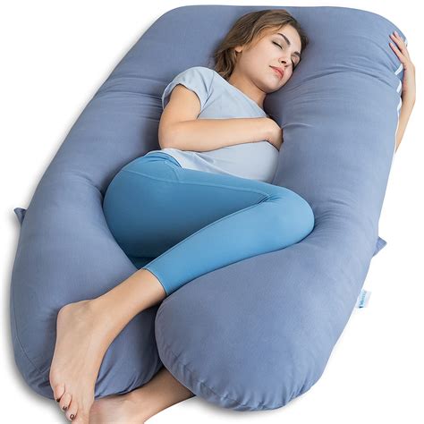 Buy Queen Rose Cooling Pregnancy Pillows U Shaped Silky Maternity