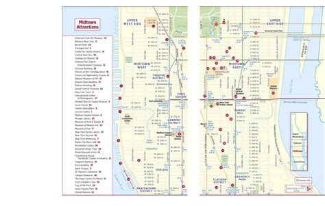 printable walking map  midtown manhattan printable maps