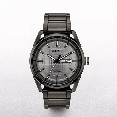 gents citizen eco drive watch with day date window