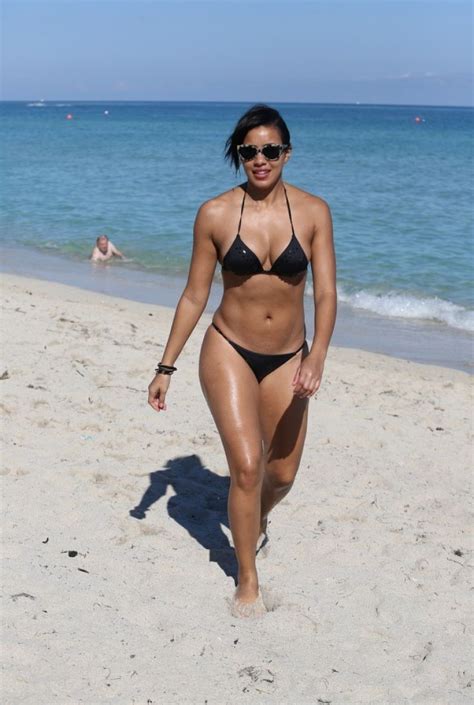 Julissa Bermudez In Bikini At A Beach In Miami Hawtcelebs