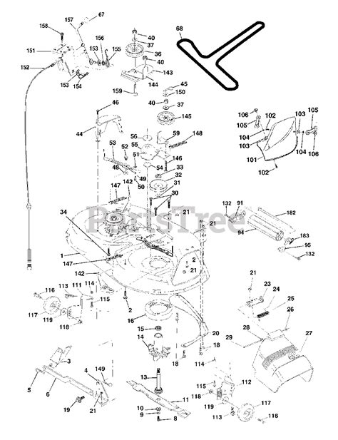 poulan pro pr st  poulan pro lawn tractor  mower deck parts lookup  diagrams