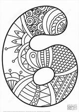 Number Coloring Mandala Pages Coloringbay sketch template
