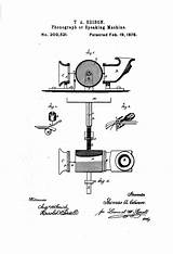 Phonograph Patent Edison Thomas Patents Drawing Google Speaking Machine Inventions Legacy Record Googleapis Patentimages Suiter Cylinder sketch template