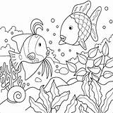Fish Coloring Pages Cool Getcolorings Color Clown Printable sketch template