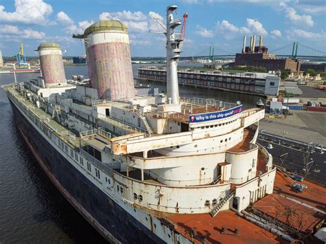 ss united states faces eviction  philadelphia heres  history