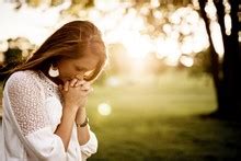 young woman praying  stock photo public domain pictures