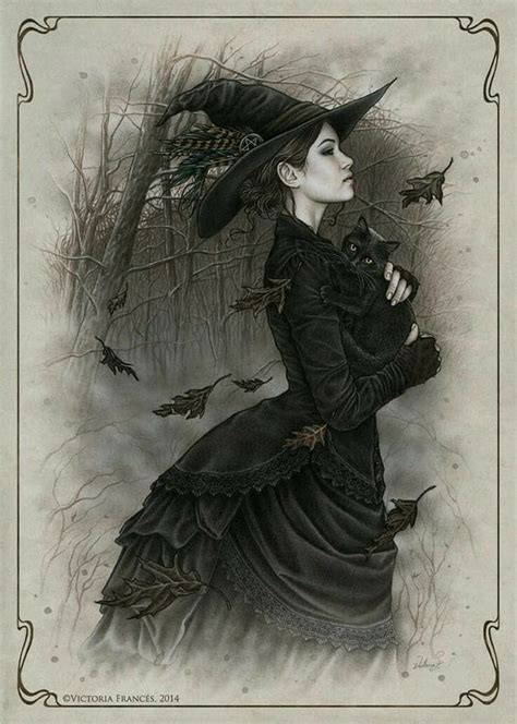 vintage witch halloween art witch art