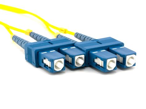 singlemode duplex fiber optic patch cable  sc  sc computer cable store