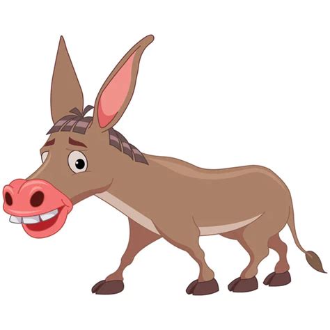 cartoon donkey stock vector  deniscristo