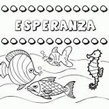 Esperanza sketch template