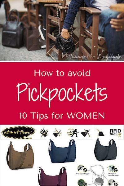 tips for women to avoid pickpockets packing tips for