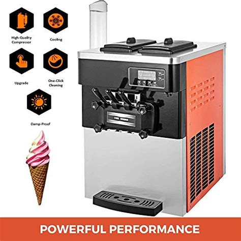 Vevor Vevor Commercial Ice Cream Machine 5 3 To 7 4gal Per Hour Soft