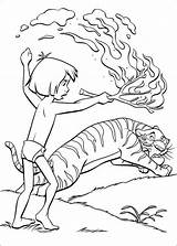 Selva Livro Giungla Dschungelbuch Khan Dschungel Shere Shir Malvorlagen Mowgli Feuer Fuoco Angst Websincloud Stampare Niños Paura Tegninger Páginas Disegnare sketch template