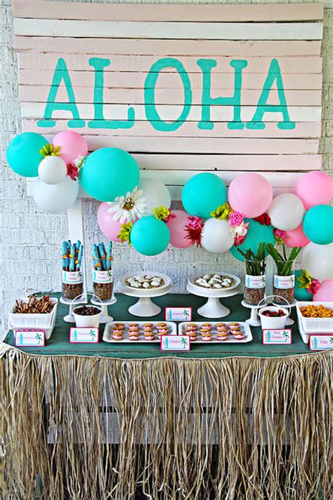 karas party ideas hawaiian luau birthday party karas party ideas