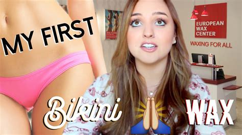 my first time getting a brazilian bikini wax story time youtube