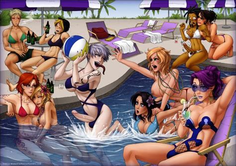 futa pool party mey mey and ell hentai pics sorted by position luscious