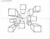 Perspective Point Drawing Cubes Deviantart Professionally 3d Lessons Vanishing Single Lesson Lines Line Objects Basic Drawings Two Easy Peasy Eye sketch template