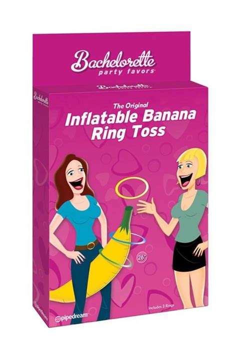 inflatable banana ring toss game bachelorette party games bachelorette party favors