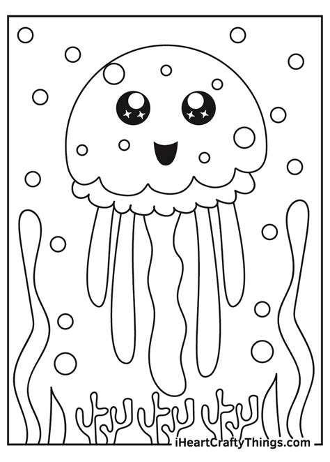 jellyfish coloring pages updated