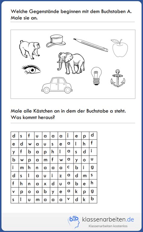 mit diesem uebungsblatt fuer die  klasse lernt ihr kind