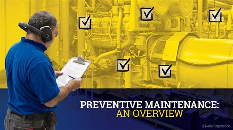 preventive maintenance  overview reliable plant