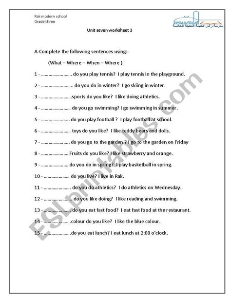 english worksheets grammar worksheet