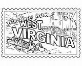 West Coloring Virginia State Pages Wv Printables Usa States Sheets Printable History Tradition Culture sketch template