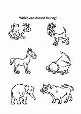 Coloring Farm Pages Animal Animals Barn Preschool Farmer Printable Kids Getdrawings Popular Coloringtop sketch template