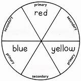 Primary Color Wheel Secondary Colors Colour Template Printable Kids Colours Google Projects Worksheet Worksheets Activities Chart Grade Elementary Drawing Preschool sketch template