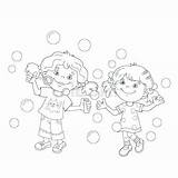 Bubbles Coloring Blowing Pages Bubble Soap Child Getcolorings Illustrations Guppies Kids Clip Vector Color Getdrawings Colorings sketch template